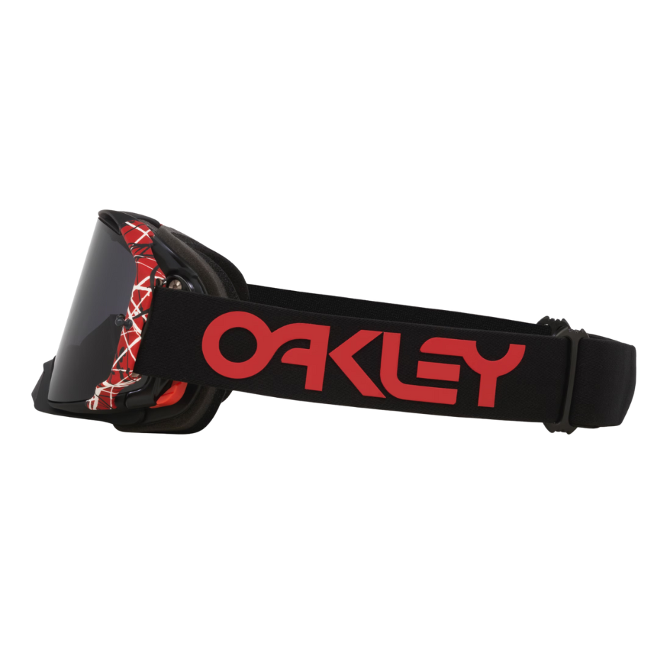 Dark Grey Lenses, Red Eddie Strap