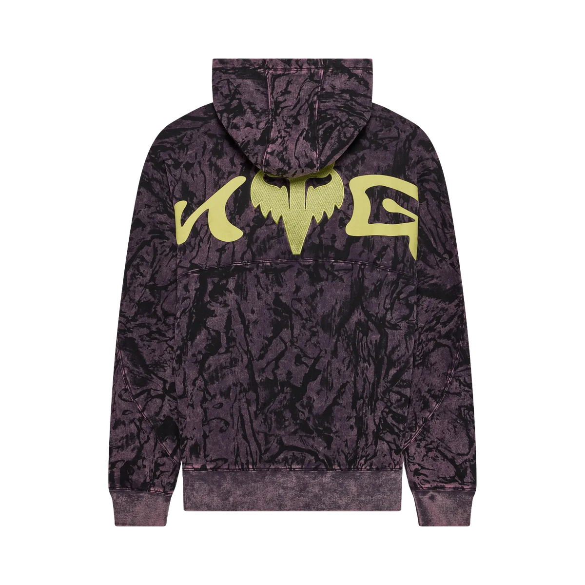 Image Print Fleece Pullover